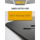 Защита картера и коробки передач для GEELY Okavango 2023-н.в. 2.0 бензин AMT FWD NLZ сталь, с крепежом / Джили Окаванго